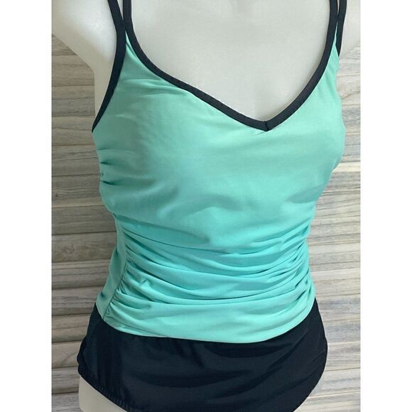 TrimShaper Sz 12 Draped Swimsuit - Picture 1 of 12